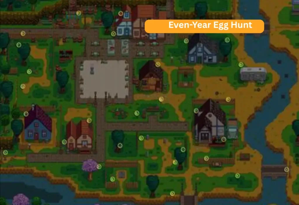Stardew Valley Egg Festival: Hunt & Rewards 3 even year egg hunt