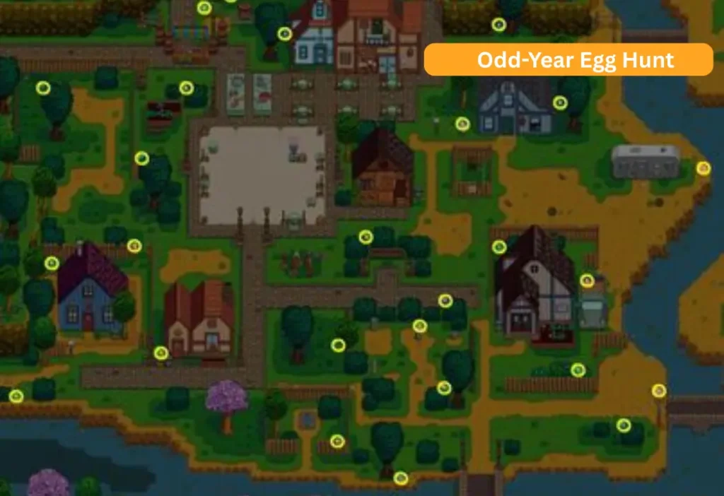 Stardew Valley Egg Festival: Hunt & Rewards 2 odd year egg hunt